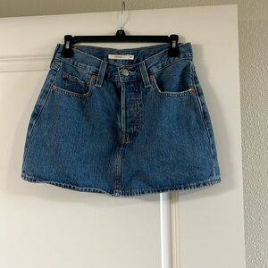 Levi Mini Denim Skirt
